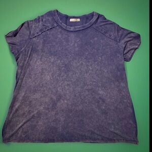 Zenana Outfitters Indigo Short Sleeve Tee